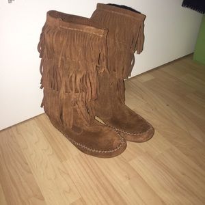 Lauren Conrad Fringe Boots